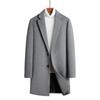 Autumn and Winter Men's Woolen Coat Medium and Long Suit Collar Korean Version Slim-fitting Woolen Coat Men's Coat