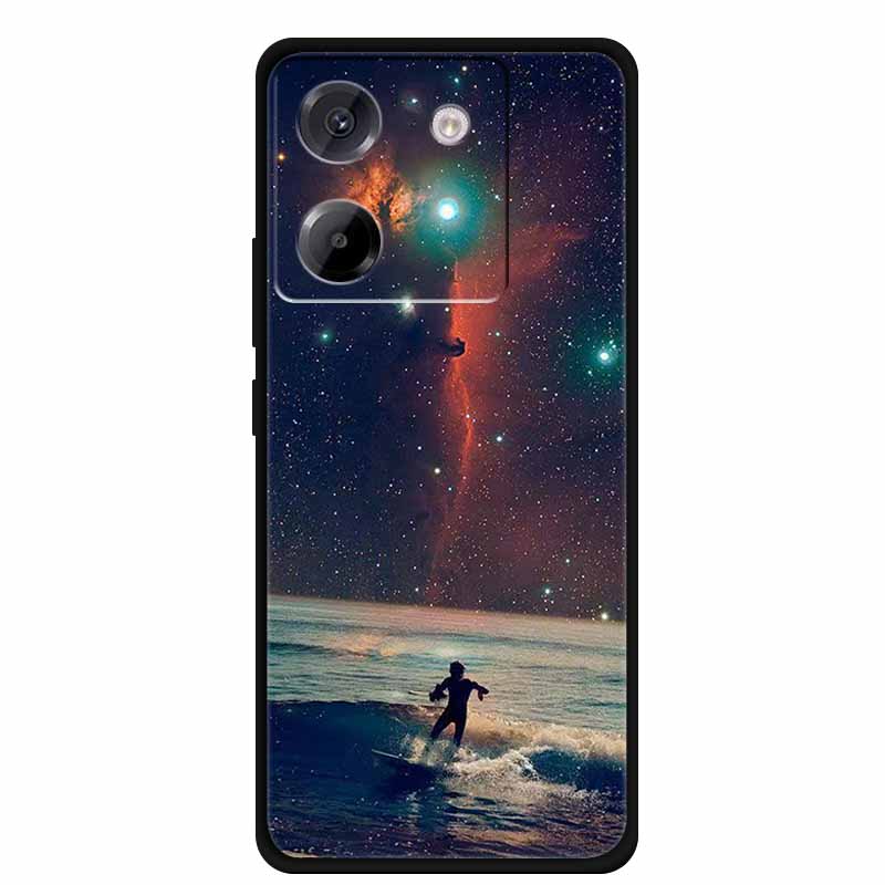 Чехол для Xiaomi Poco M7 Pro 5G, стиль мультяшной живописи, мягкий силикон + ТПУ, задняя крышка, чехлы для Poco M7 Pro 5G, противоударный чехол, новый