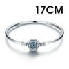 Браслеты из стерлингового серебра 925 пробы Pulseira со снежинками, браслеты из серебра 925 пробы в виде сердца и змеи, женский серебряный браслет для женщин, ювелирные изделия