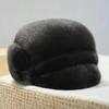 Yinxiyuan Men's Winter Mink Fur Hat - Middle-Aged and Elderly Style