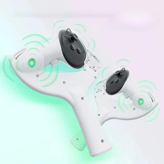 1 пара улучшенной ручки для настольного тенниса, эргономичный дизайн, адаптер для настольного тенниса, VR-игры для Quest 3