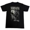 Футболка Nirvana Grunge Унисекс и Женская с коротким рукавом Ретро Металл Рок-группа Топы Футболка Оверсайз Футболки Летняя Унисекс Одежда