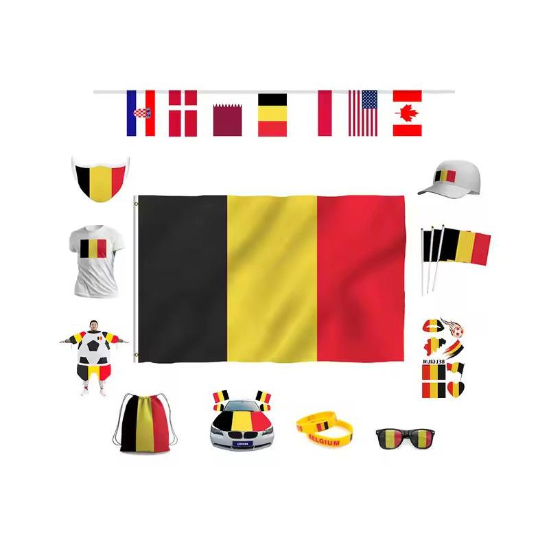 2026 US, Canada and Mexico World Cup Fan Party Supplies Set Mexico Flag Cover Cover Drawstring Bag