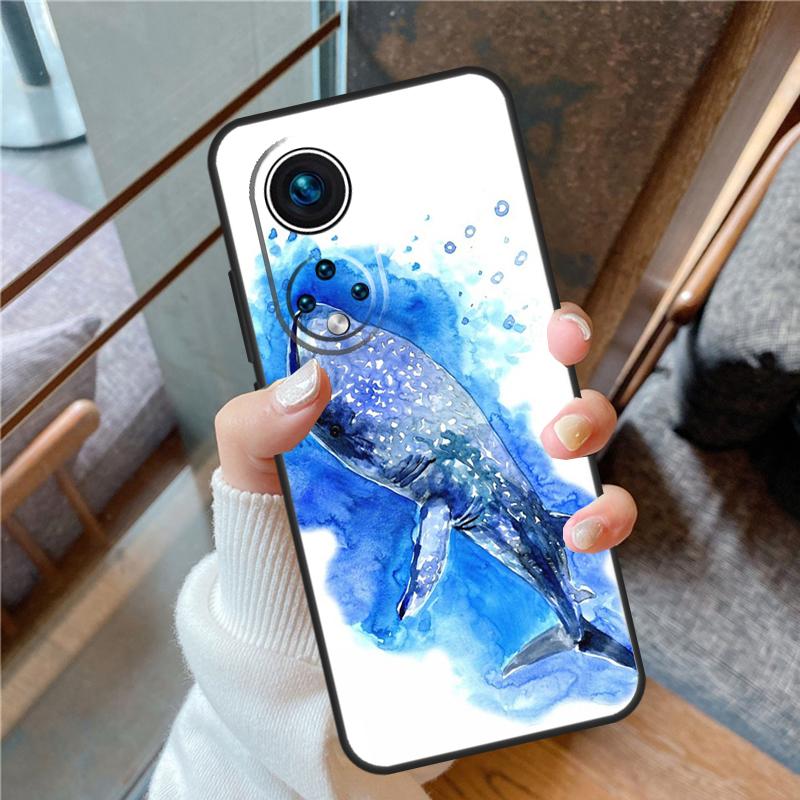 Акулы Рыбы Для Чести Magic 8 Pro 5 6 7 Lite Чехол Обложка Для Honor 90 70 50 400 200 X8a X8b X9a X9b X9c