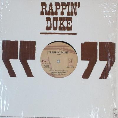 12-дюймовая пластинка RAPPIN' DUKE - Rappin' Duke JWP1456 JWP Records 1985 США Рэп и хип-хоп/R&B Б/У