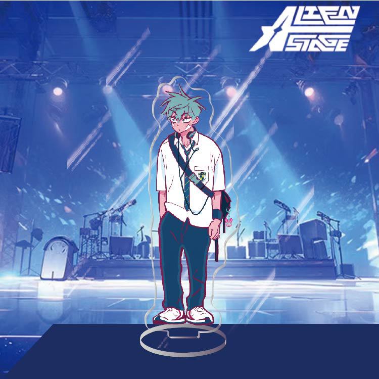 Аниме специальная форма сцены периферийный акриловый стоячий знак Mizisua, настольное украшение