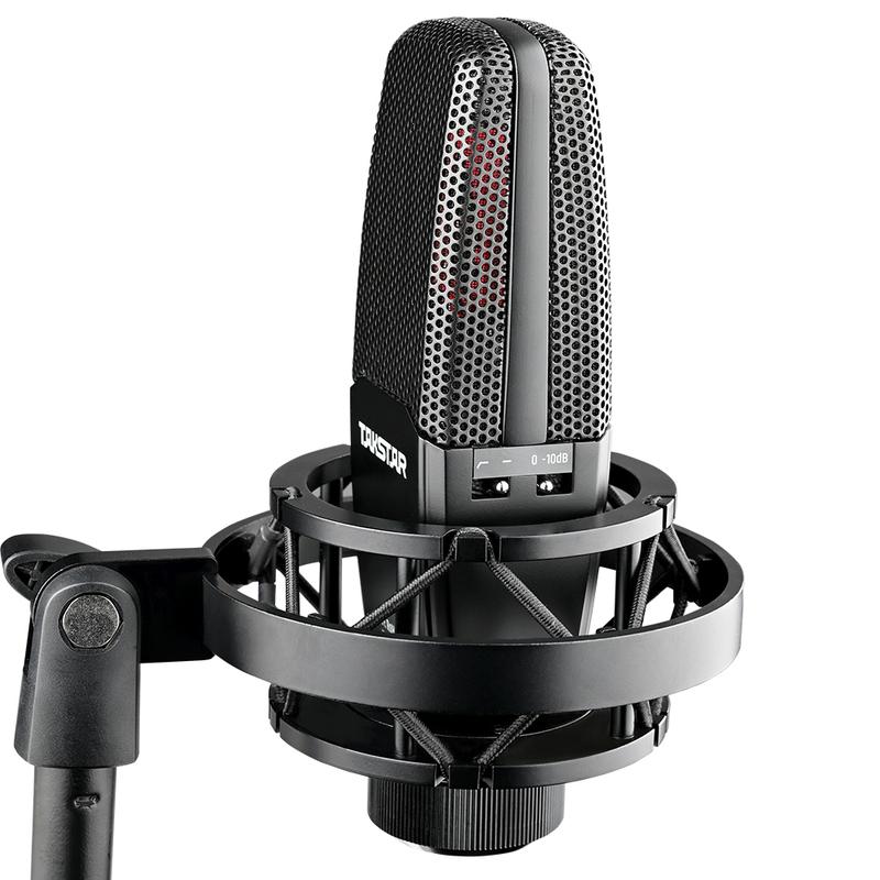 Takstar TAK55 Professional Recording Microphone with Shock Mount and Pop Filter For Vocal Recording Podcasting Radio Studio