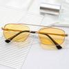European American Style Sunglasses Women Square Shape Double Bridge Sun Glass Men Driving Hiking Sun Glasses Women
