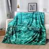 3D Fashion Wave Pebble Starfish Cartoon Flannel Blanket Sofa Bed Bedroom Warm Portable Exquisite Extra Large Warm Blanket Gift