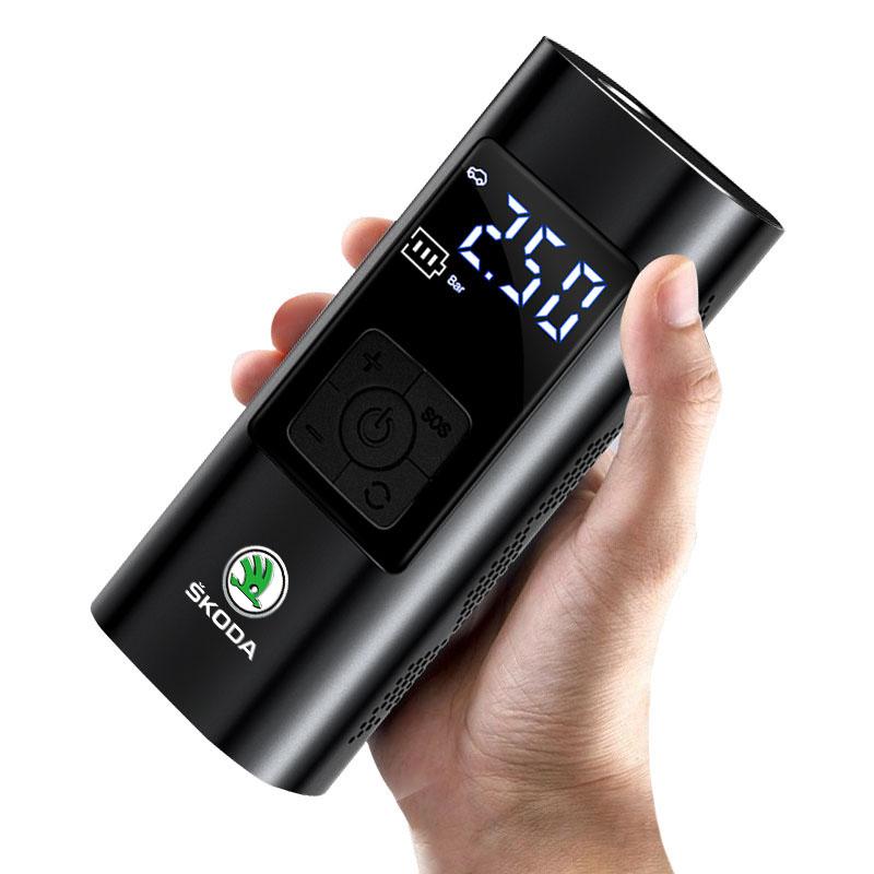 1 шт. Портативный автомобильный насос для накачивания, зарядный воздушный насос, шинный насос для Skoda Octavia Superb Rapid Kodiaq Karoq Fabia Kamiq Roomster Citigo