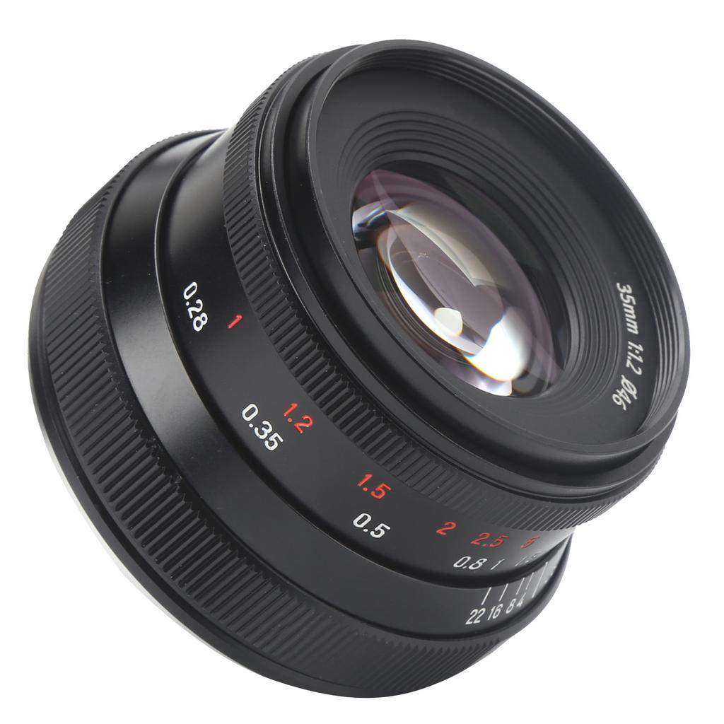 7Artisans 35mm F1.2 II Large Aperture Lens for Fujifilm XT4XS10XT3XT30 FX Camera