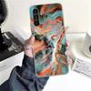 Модный геометрический мраморный чехол для телефона для Samsung Galaxy A13 A14 A15 A16 A17 A53 A54 A55 A56 A57 A33 A34 A35 A36 A37 A23 A24 A25 A