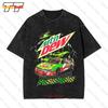 Racecar Mountain Dew Vintage Oversized T-Shirt 80W9