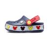 Fun Academy Mickey Cool Flash Beach Hole Sandals Dark Blue Children's Style