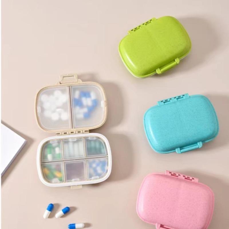 Удобный мини герметичный водонепроницаемый и влагостойкий 8-секционный органайзер для таблеток на 7 дней в неделю