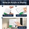 Conference Room Door Sign with Slider & Stickers – Office Door Sign for Meeting Room, Writable Whiteboard Panel, DIY  ert Options, Self-Adhesive