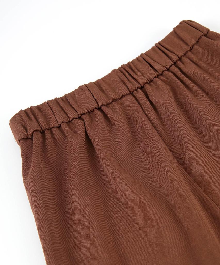 Бесшовные брюки с эластичной талией DBXM0451 Женские, максимальная длина, широкие, сзади, Черные,