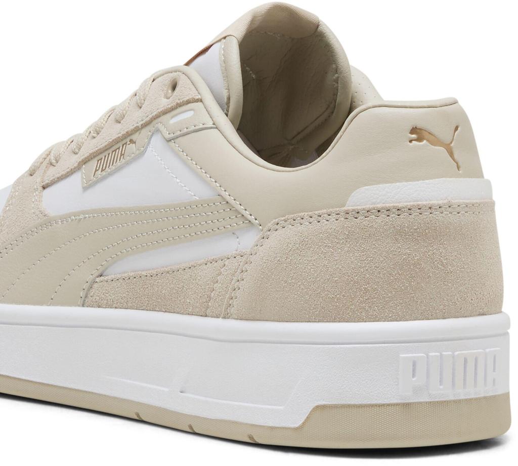 Puma Court Classic Suede Unisex Sneakers White/desert Dust/gold