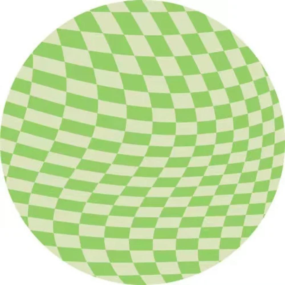 Круглый ковер в клетку, комод, утолщенный ковер, домашняя гостиная, спальня, прикроватный, ковры большой площади, пушистый, мягкий, нескользящий коврик