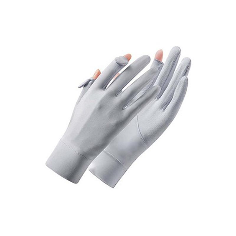 Дышащие перчатки с защитой от УФ-излучения, женские нескользящие тонкие солнцезащитные перчатки, летние, для езды на велосипеде на открытом воздухе, для вождения, быстросохнущие, моющиеся