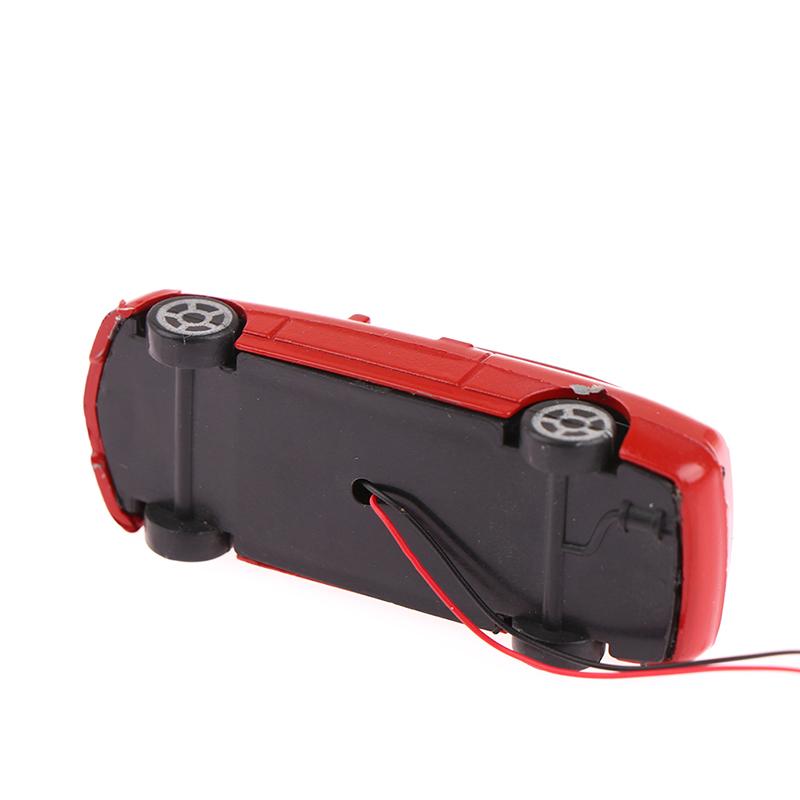 1:75/100/150/200 Пластиковые Модели Машин Со Светодиодными Огнями Микро Сцена Украшения Здания Аксессуары