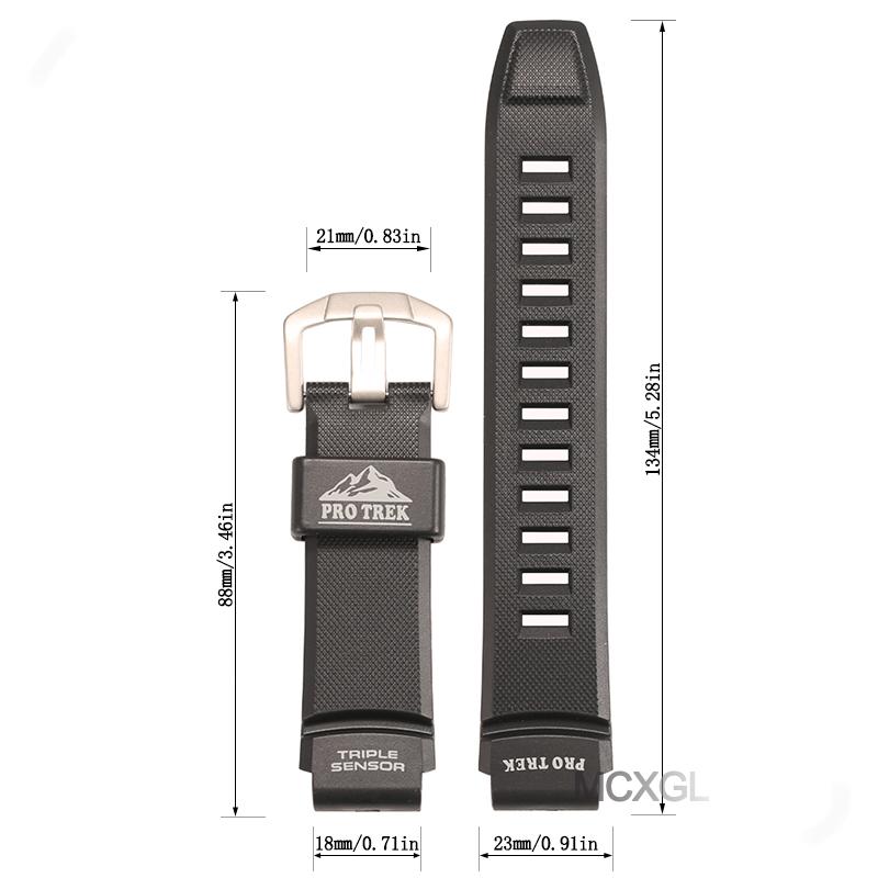 Запасной ремешок PRG-200 Подходит для часов Casio PRG-200 PRG280/550 PRW-3510Y Мужские смоляные спортивные аксессуары для часов