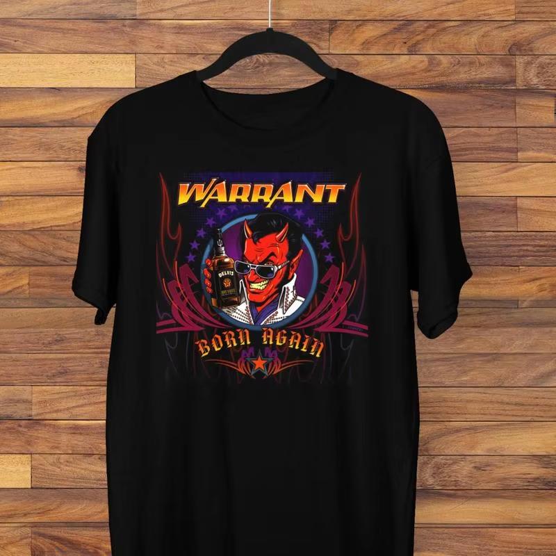 Warrant Band TShirt T Shirt Man Luxury Anime T Shirts for Man TShirt 2026 Warrant Band Tshirt  Women Men Cotton Tshirt