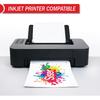 Листы SISER EasyColor DTV 8,4'' x 11'' - Винил для термопереноса, совместимый с струйными принтерами (10 листов)