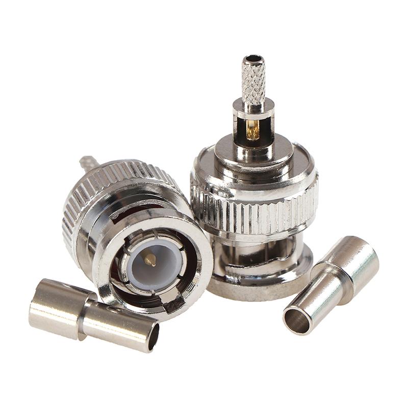 10Pcs Bnc Male Plug Window Crimp Rg316 Rg174 Rg179 Lmr100 Cable Connector