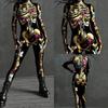 3D цифровая печать сценических костюмов для взрослых Хэллоуин Мероприятие Карнавал Тематическая вечеринка Костюм для косплея Костюм для ролевой игры Комбинезон