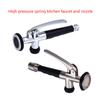 Эффективная насадка для кухонного крана с мощным напором воды, удобная распылительная головка, простая в использовании для быстрой очистки