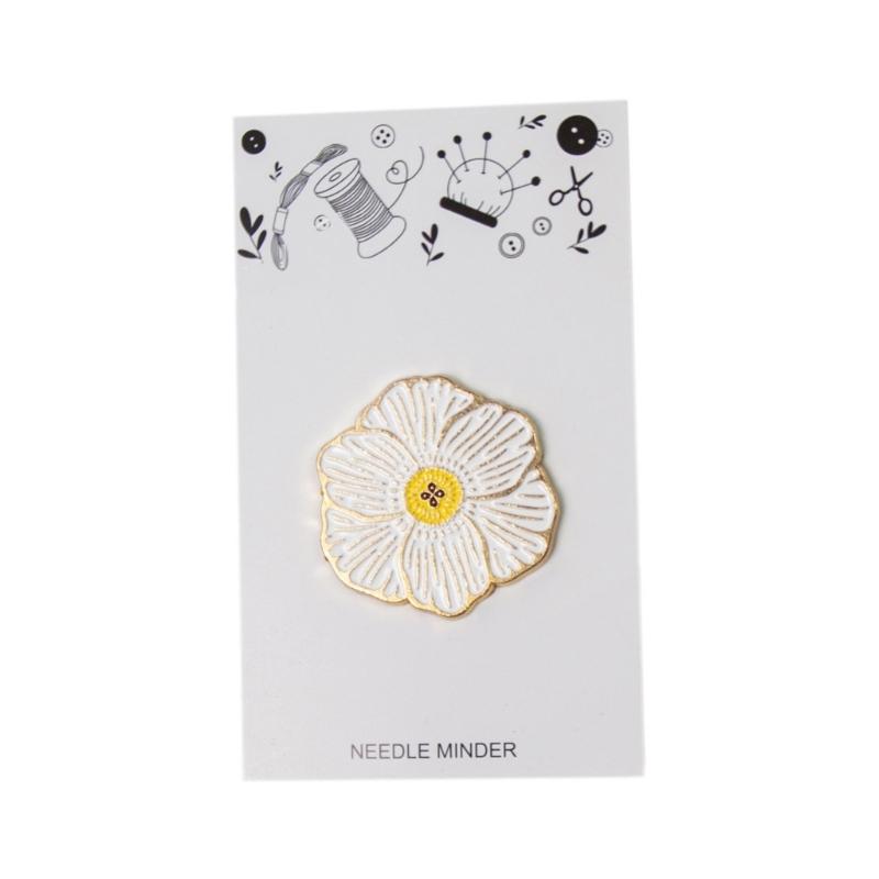 Игольница в форме листа и цветка, магнитные держатели для игл, игольница для вышивания