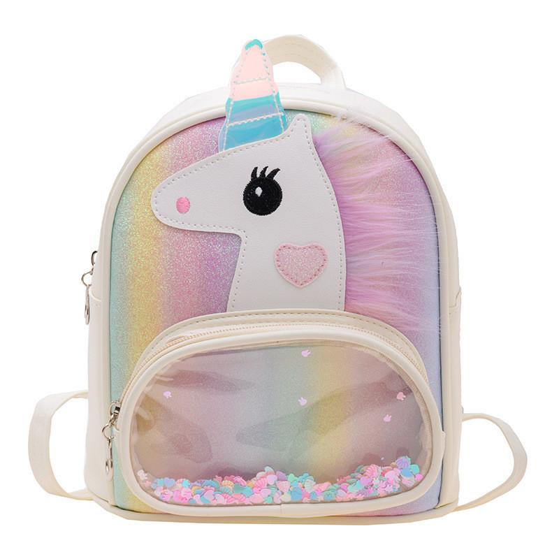 Cute Animal Pattern Backpack For Boys And Girls Durable Nylon School Bag