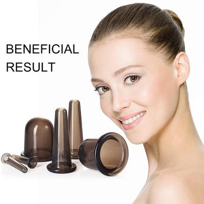 Черная силиконовая вакуумная присоска для лифтинга лица, лица, глаз, массажная чашка