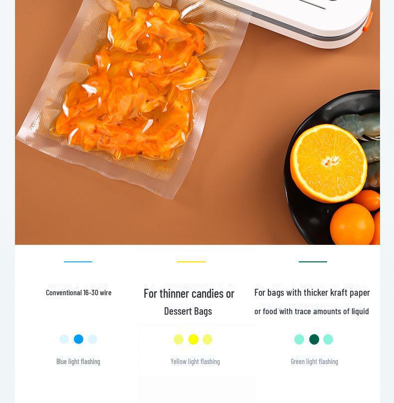 Компактный автоматический вакуумный упаковщик для консервирования продуктов питания