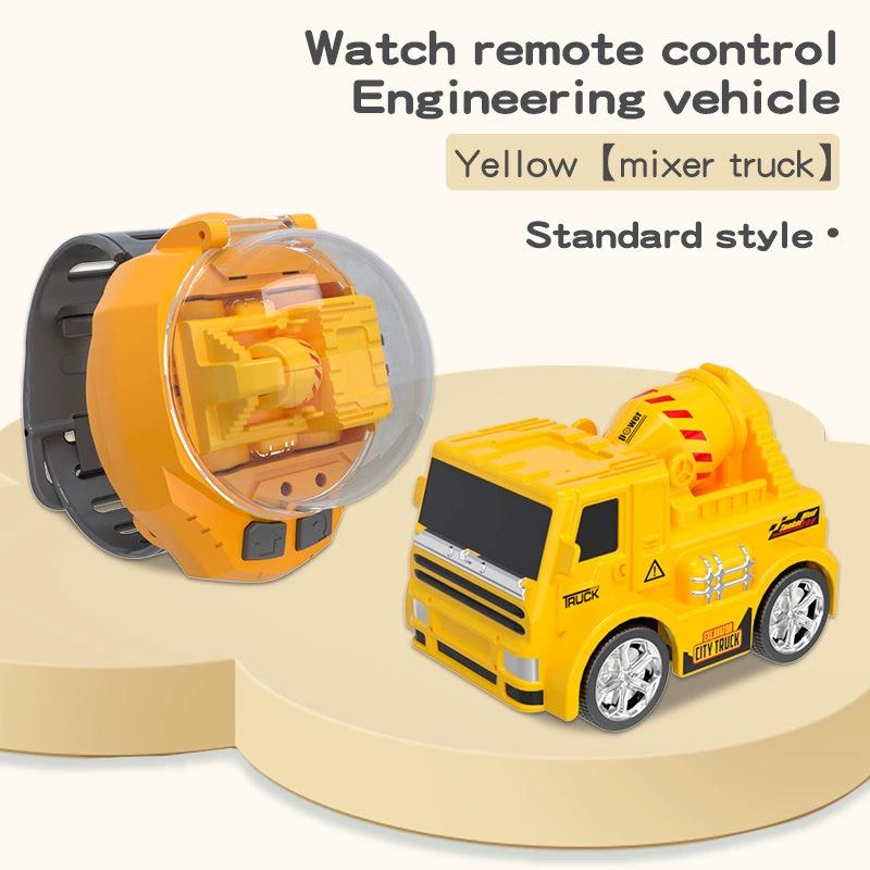 Children's Remote Control Engineering Vehicle Toy - G Watch Model (White Rabbit Capybara)