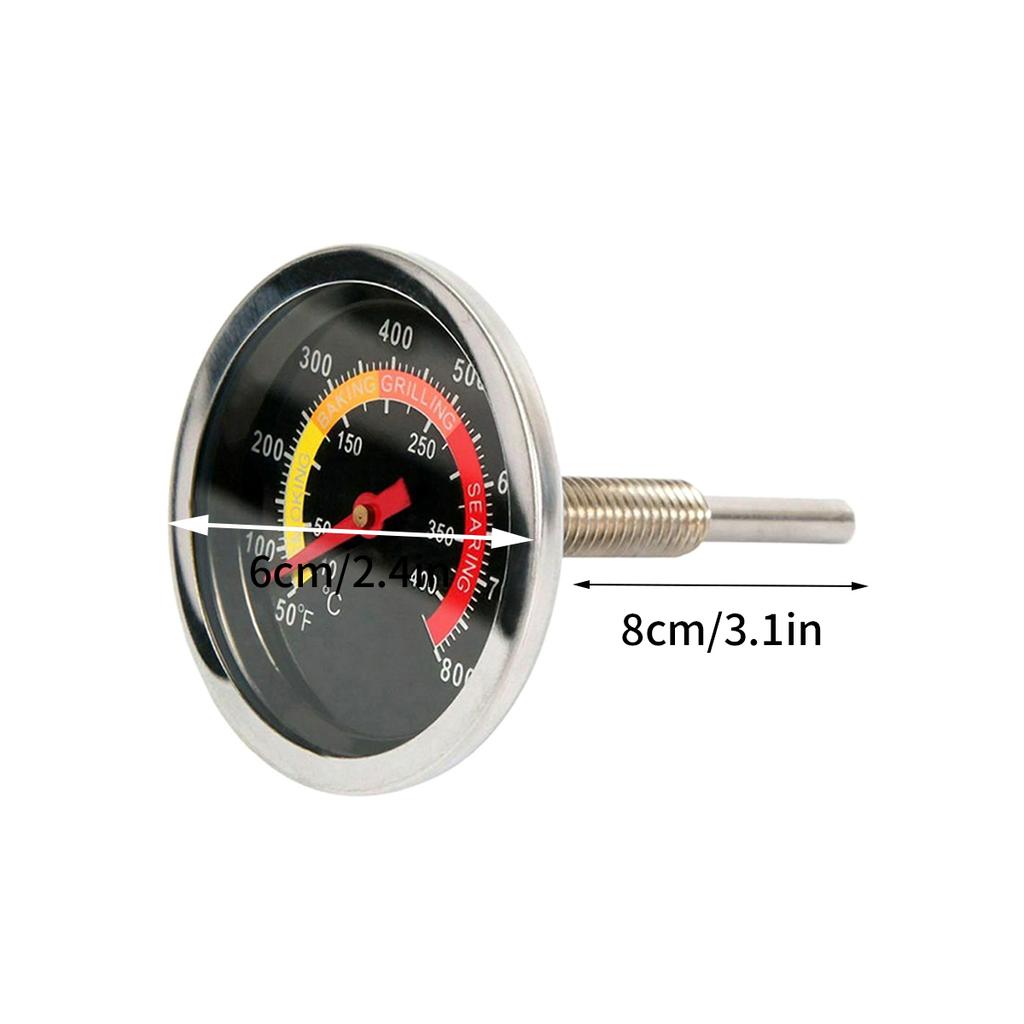 2025 Instant Read Oven Thermometer for Kitchen Home Baking Household Cooking Temp Gauge 0-400℃ BBQ Smoker Grill Thermometer