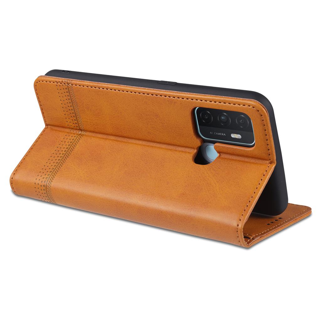 Роскошный чехол с магнитной фиксацией для OPPO A32 A53s A11s / A33 A53 2020 простой чехол-кошелек с отделениями для карт качество AZNS