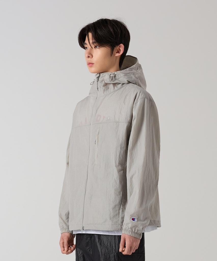 Champion Sheer Nylon Windbreaker Light Grey