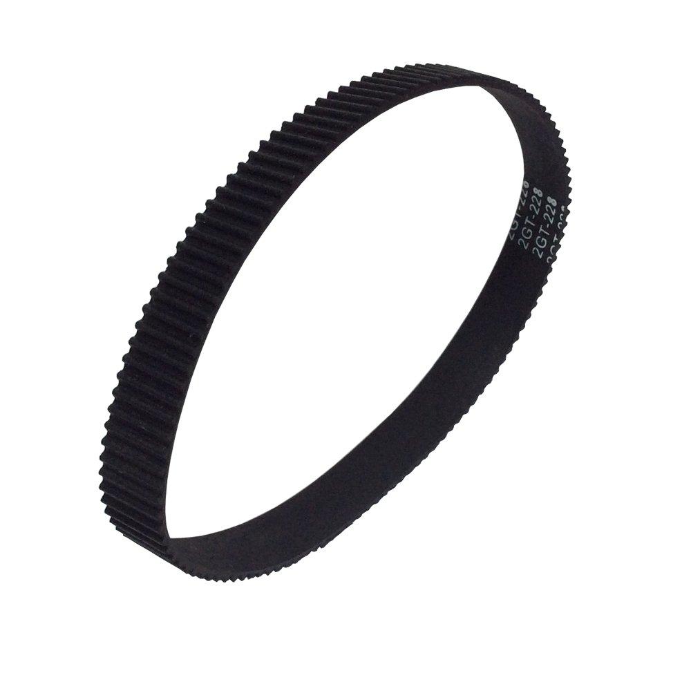 Детали 3D-принтера GT2 Конвейерные ремни 228-2GT-9 Ремень ГРМ L=228мм Ш=9мм 114 Зубьев Замкнутый Кольцевой Синхронный Ремень Упаковка 2 шт.
