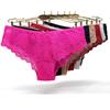 Ladies Lace Underwear Lingerie Cotton Sexy Transparent Panties For Women 6 Pcs/lots