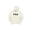 Fila Embroidered Logo Loose Fit Sports Hoodie Men Hoodies White F51U138298F-IV