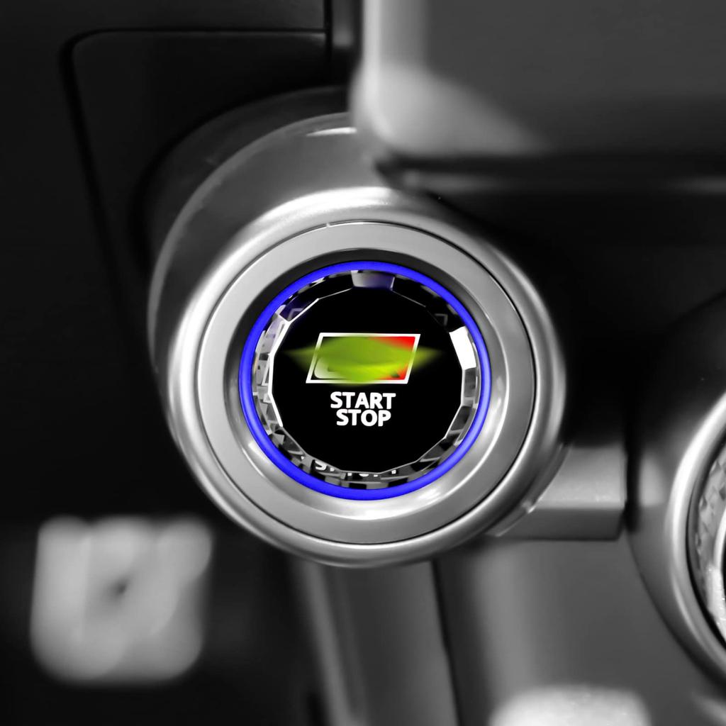 KUNGKIC Новая Toyota GR86ZN8 Применимая [Кристальная обработка поверхности] Кнопка запуска двигателя 20212022 Совместимая крышка кнопки питания Пользовательская деталь интерьера