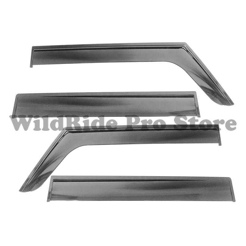 1 set Rain Guards Suitable for Jeep Wrangler JL 2007-2017 Vent Window Visor Car Window Deflectors Rain Sun Vent Shade Rain Guard