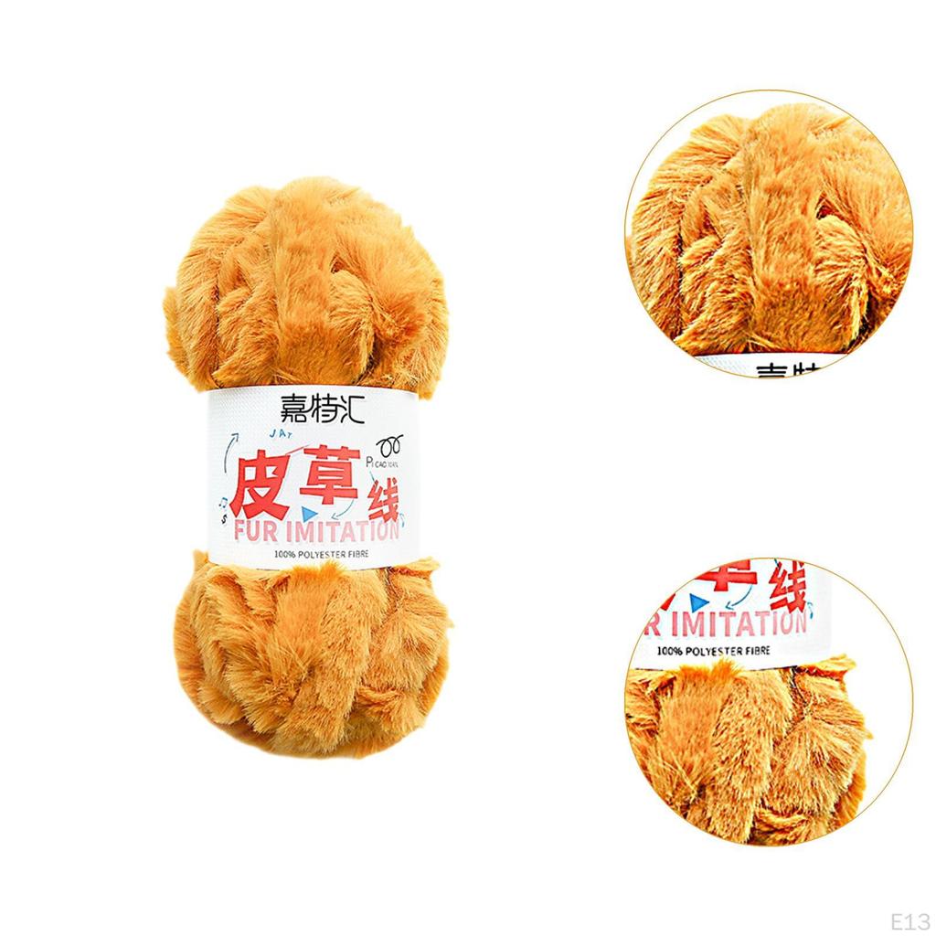 Толстая пряжа искусственный мех креативные аксессуары утолщенный 10 м длинный супер мягкий вязальный канат