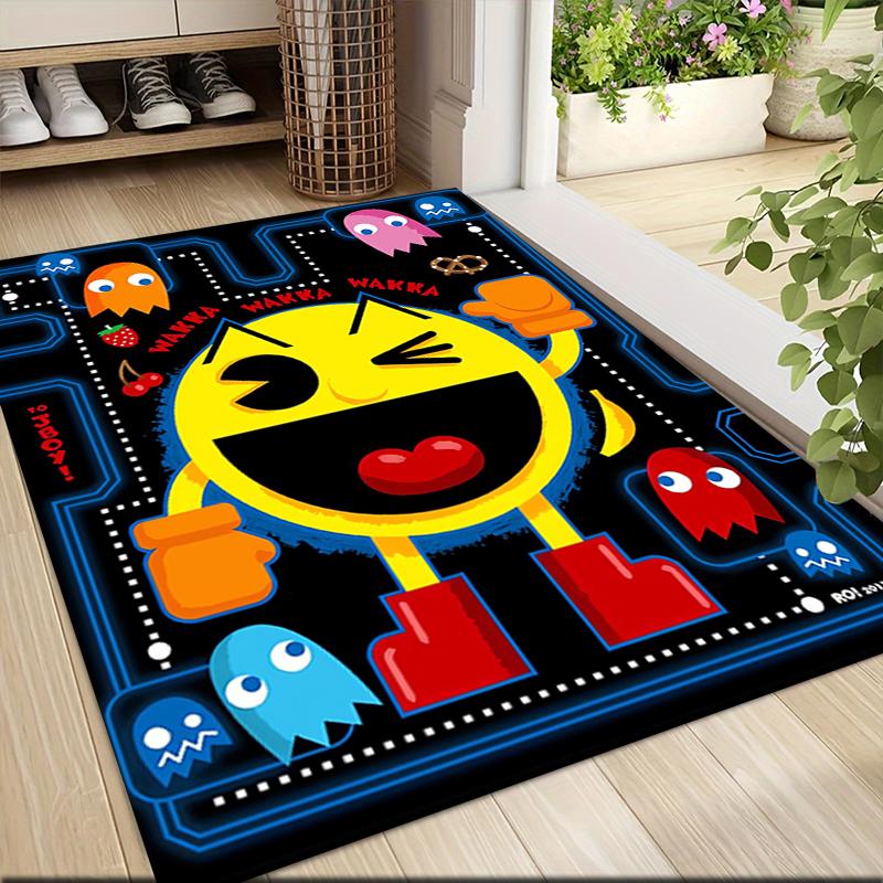 1Pc Pacman Adventure Carpet Rug Customizable Soft Washable Antislip Home Living Room Sofa Mats Personalized Rug 091790