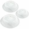 No-Wrap Deep Rice Dishes, 3-Piece Set, Microwave Cooking, Made In Japan
