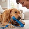 Bite-Resistant Dog Teething Stick Anti-choking with Rope Dog Chew Stick Chew-resistant Interactive Dog Teething Discomfort