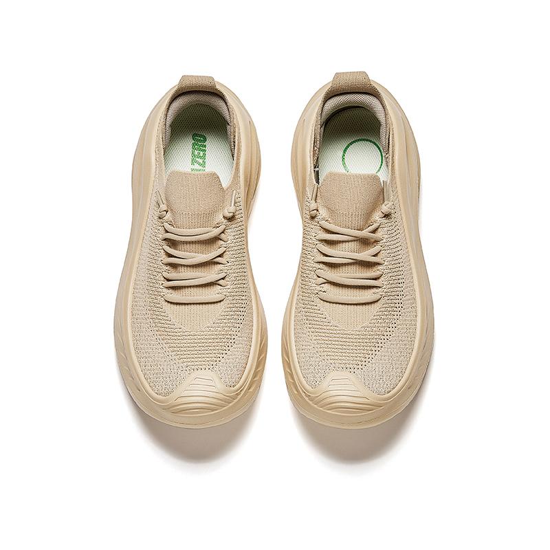 Anta Серия для тренировок Исследование Удобная Модная Нескользящая Прочная Дышащая Обувь для тренировок с низким верхом Мужские кроссовки Бежевый 912527777-1