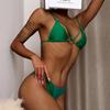 Женский лоскутный сексуальный комплект бикини, разделенный купальник, летний пляжный купальник из двух частей